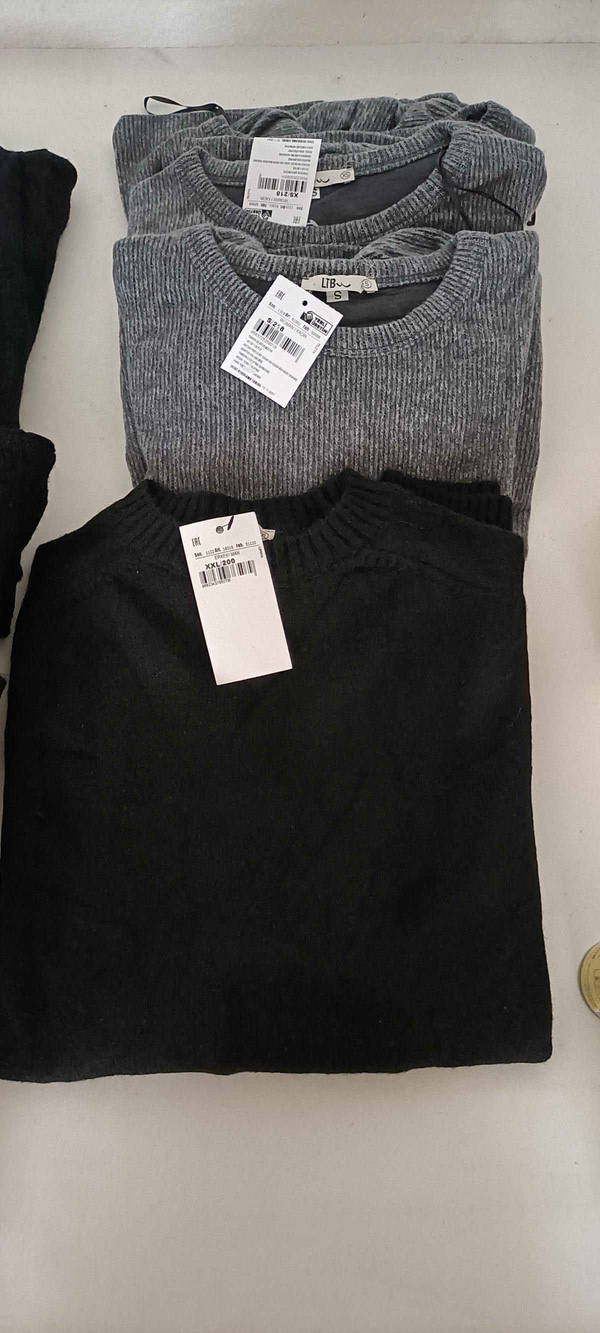 Lotto Stock Maglieria Uomo/Donna LTB Jeans - Scatola G49 (11 pz) - SPEDIZIONE GRATUITA