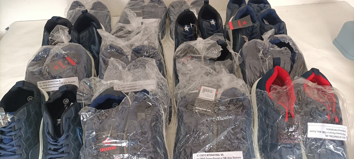 Stock 202 Paia Scarpe Assortite su Bancale – Lotto Ingrosso Nuove
