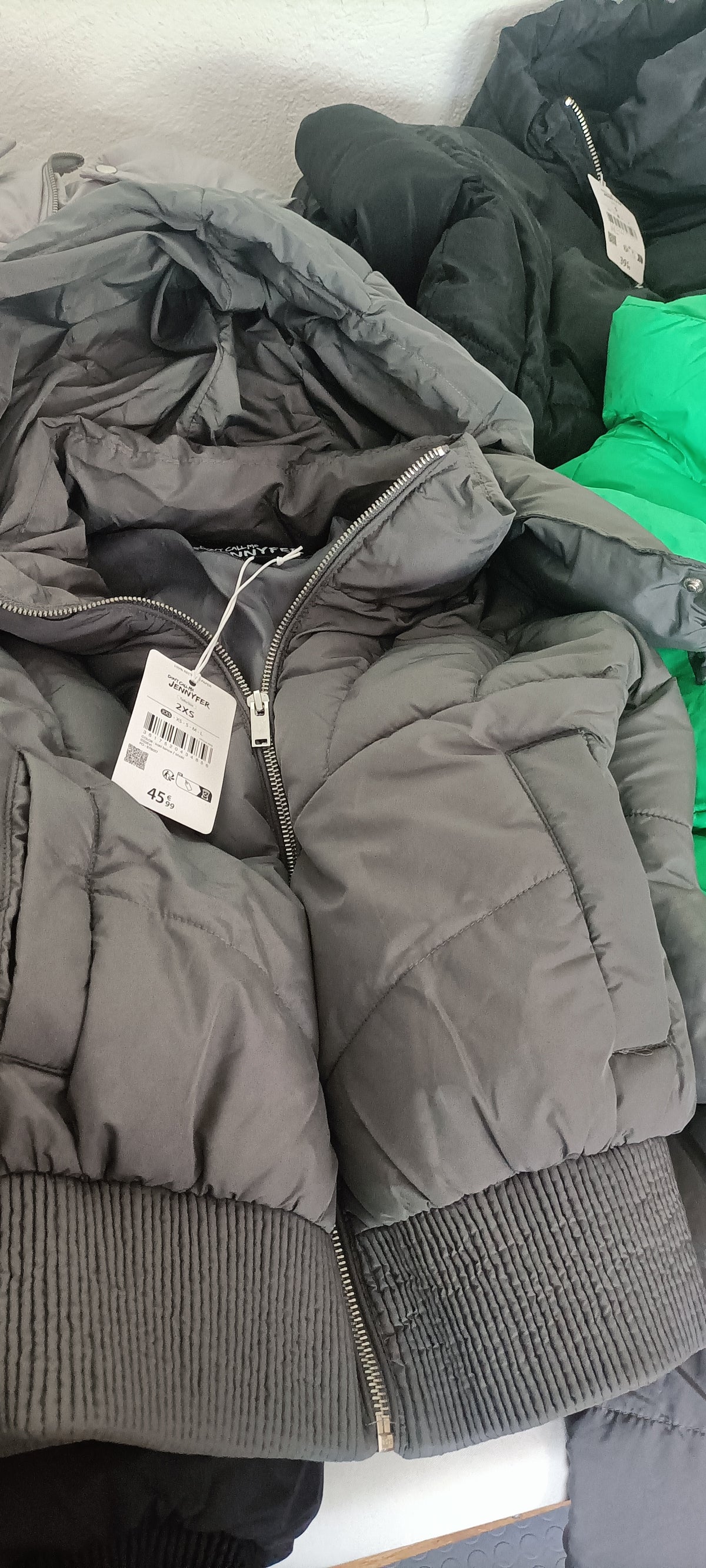 Mini-Lotto Giubbotteria Assortita - Blocco G1-G2-G3 (37 Pezzi Tutto Incluso)