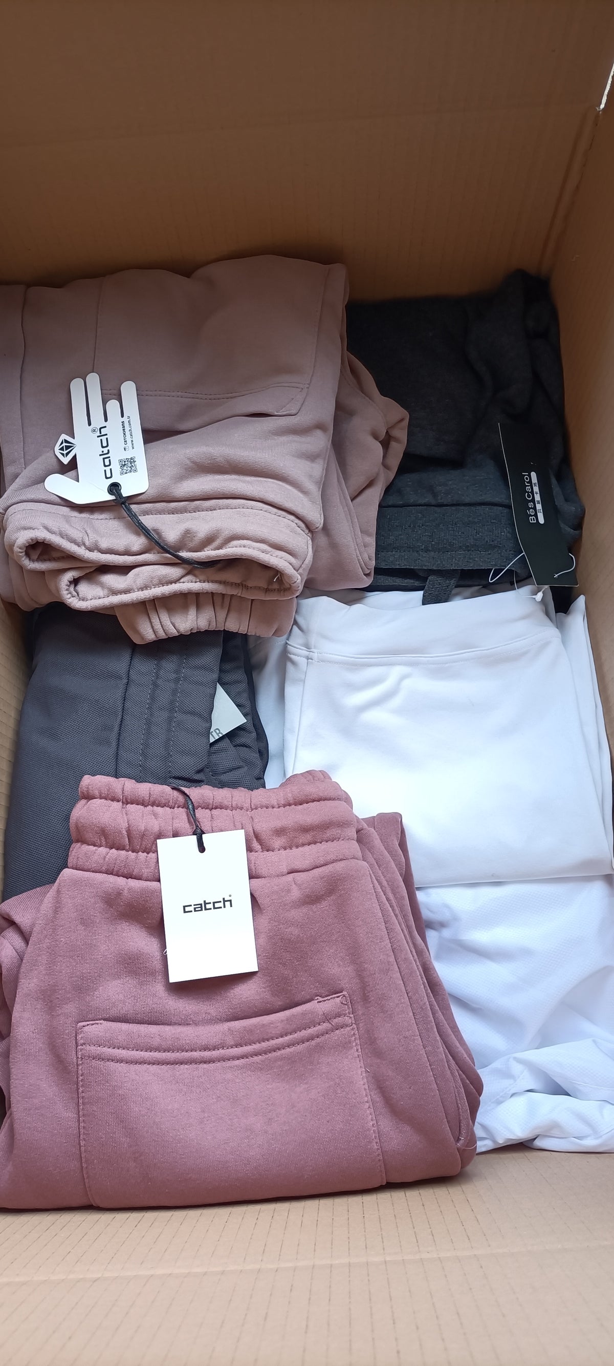 Mini-Lotto Stock Pantaloni Sportivi - Blocco G12-G13-G14-G15 (102 Pezzi Tutto Incluso)