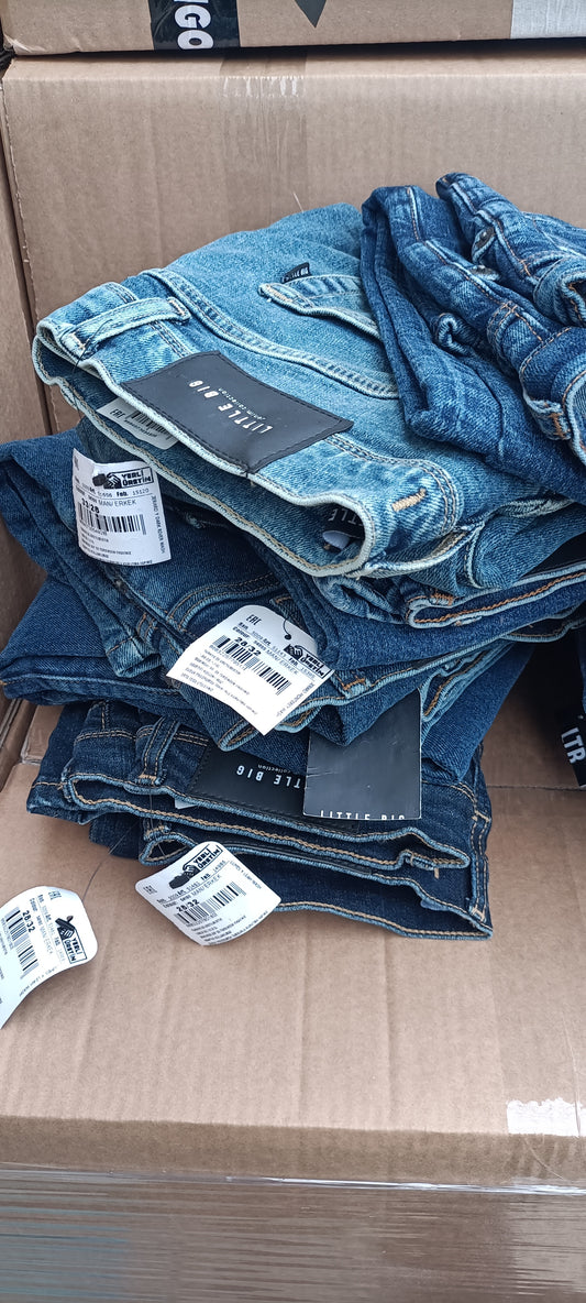 Stock Jeans Casual & Little Big Uomo/Donna - Scatola G18 (29 Pezzi Tutto Incluso)