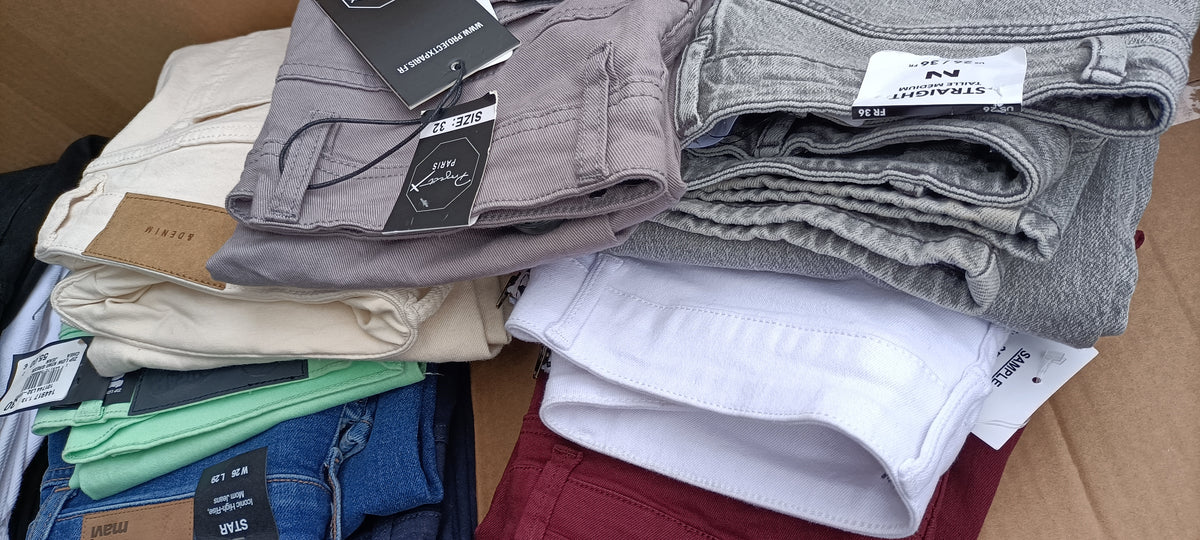 Stock Jeans Top Brand & G-Star RAW - Scatola G19 (33 Pezzi Tutto Incluso)