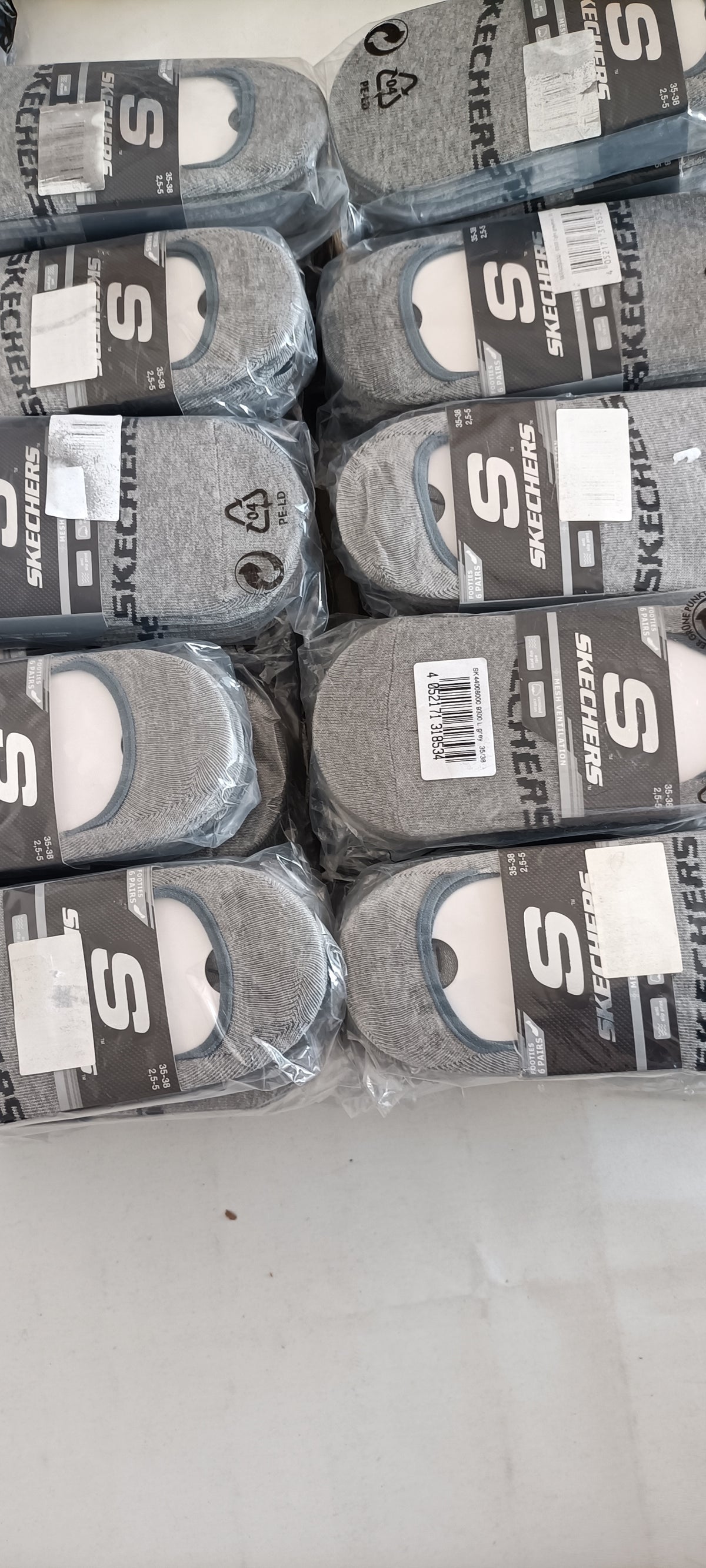 Stock Calzini Skechers Performance Multipack - Scatola G21 (85 Confezioni Tutto Incluso)