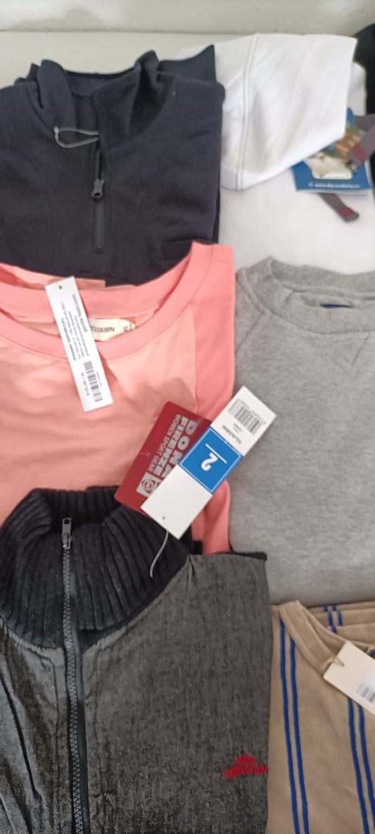 Lotto Stock Felpe Miste Uomo/Donna Brand Assortiti - Scatola G36 (20 pz) - SPEDIZIONE GRATUITA
