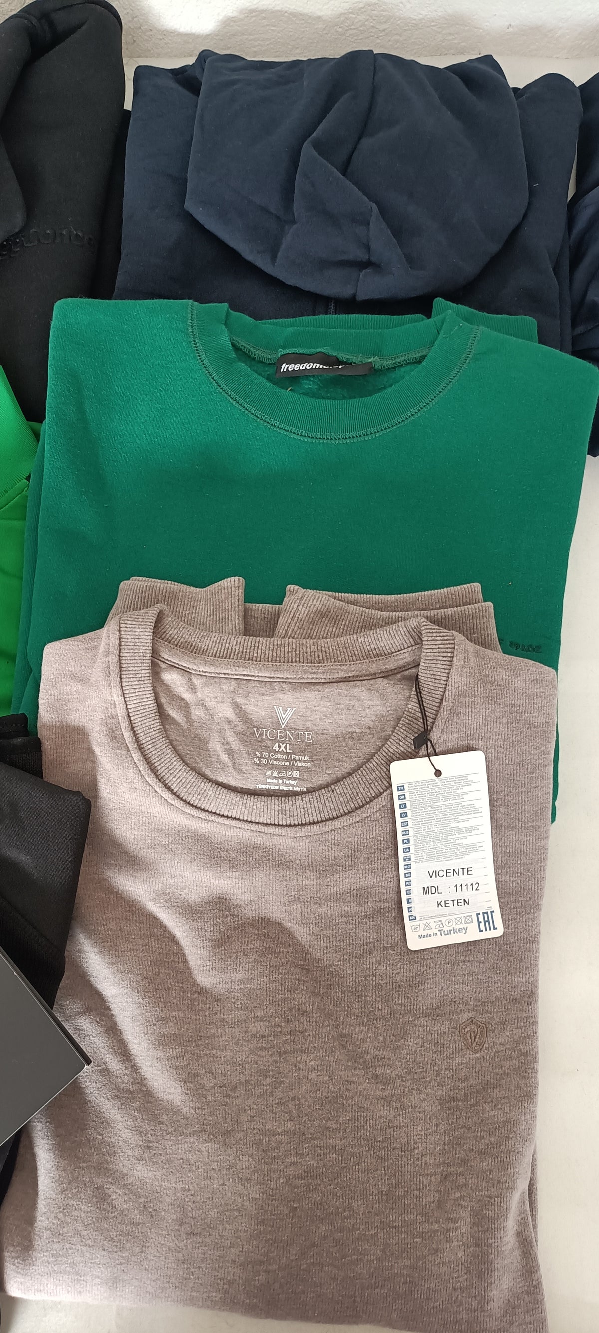 Lotto Stock Felpe Miste Uomo/Donna Brand Assortiti - Scatola G36 (20 pz) - SPEDIZIONE GRATUITA