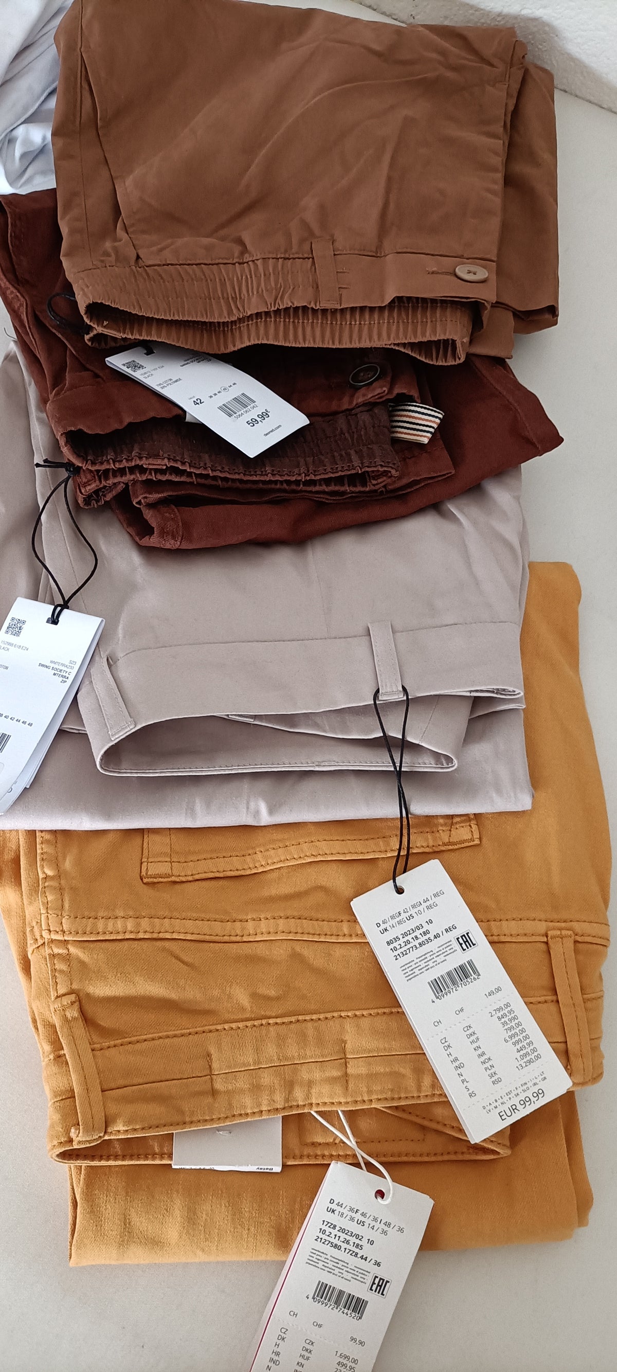 Lotto Stock Pantaloni e Leggings Misti Brand Assortiti - Scatola G40 (48 pz) - SPEDIZIONE GRATUITA
