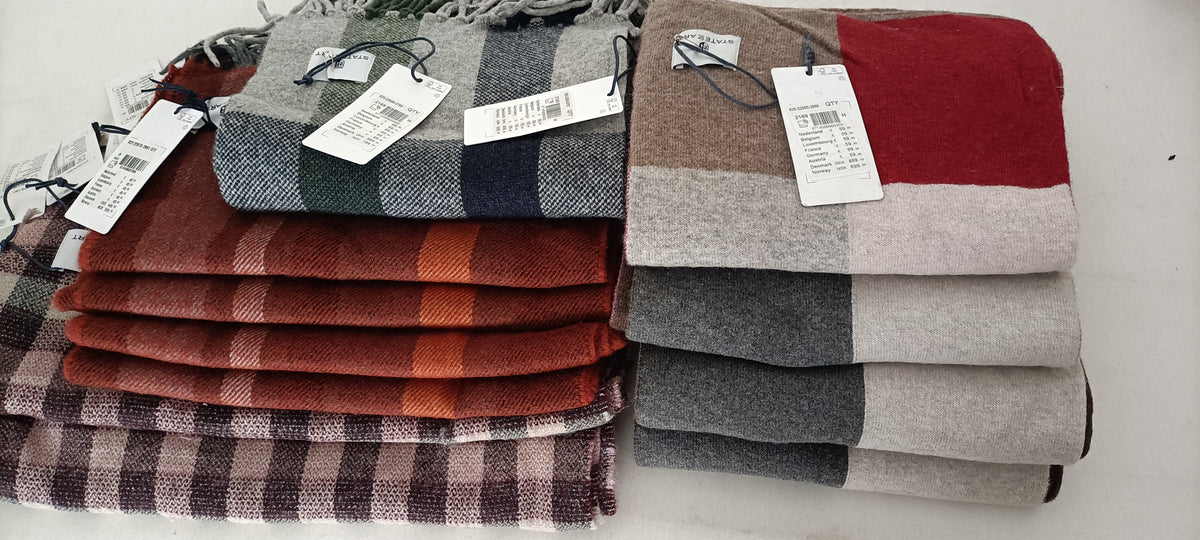 Lotto Stock G54 Sciarpe Moda Miste - 55 Pezzi a 2,60pz