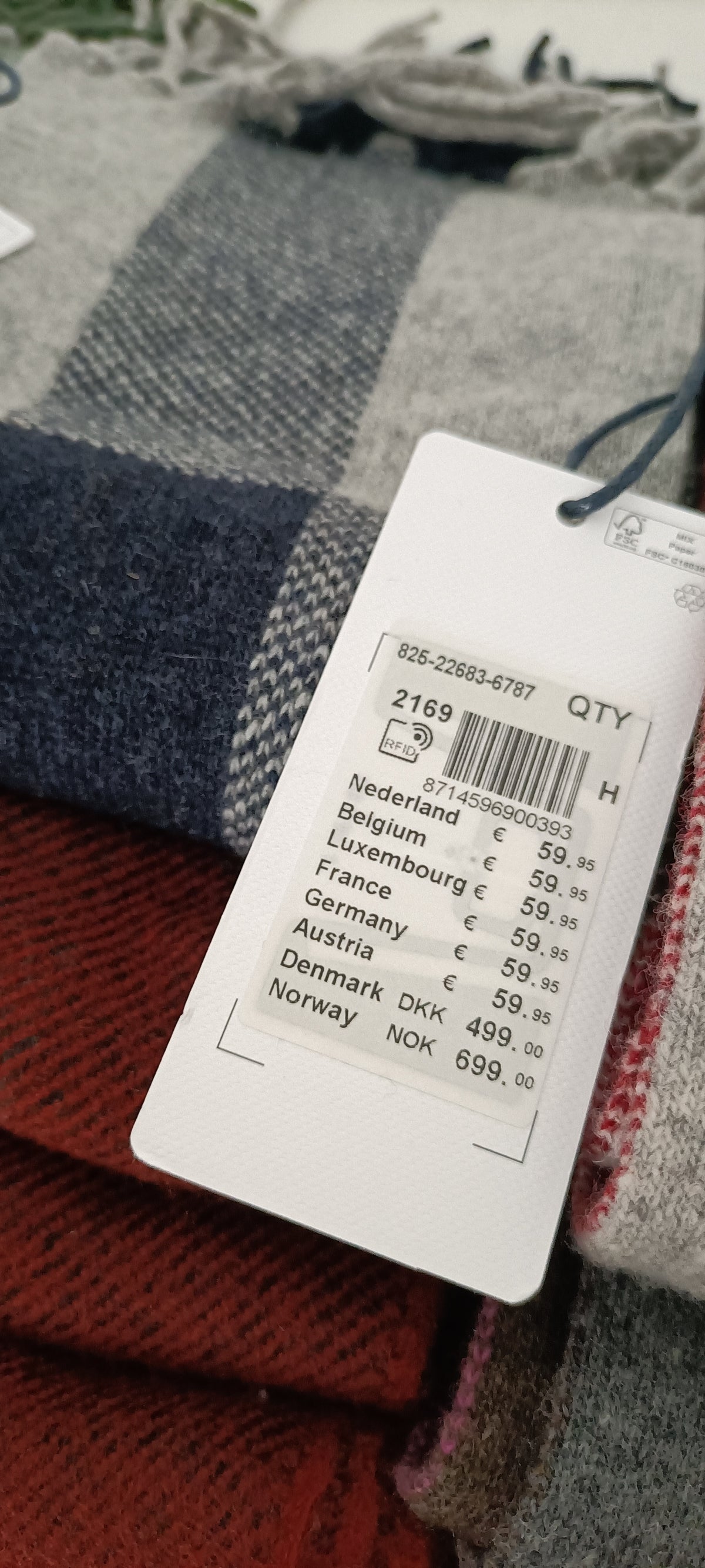 Lotto Stock G54 Sciarpe Moda Miste - 55 Pezzi a 2,60pz