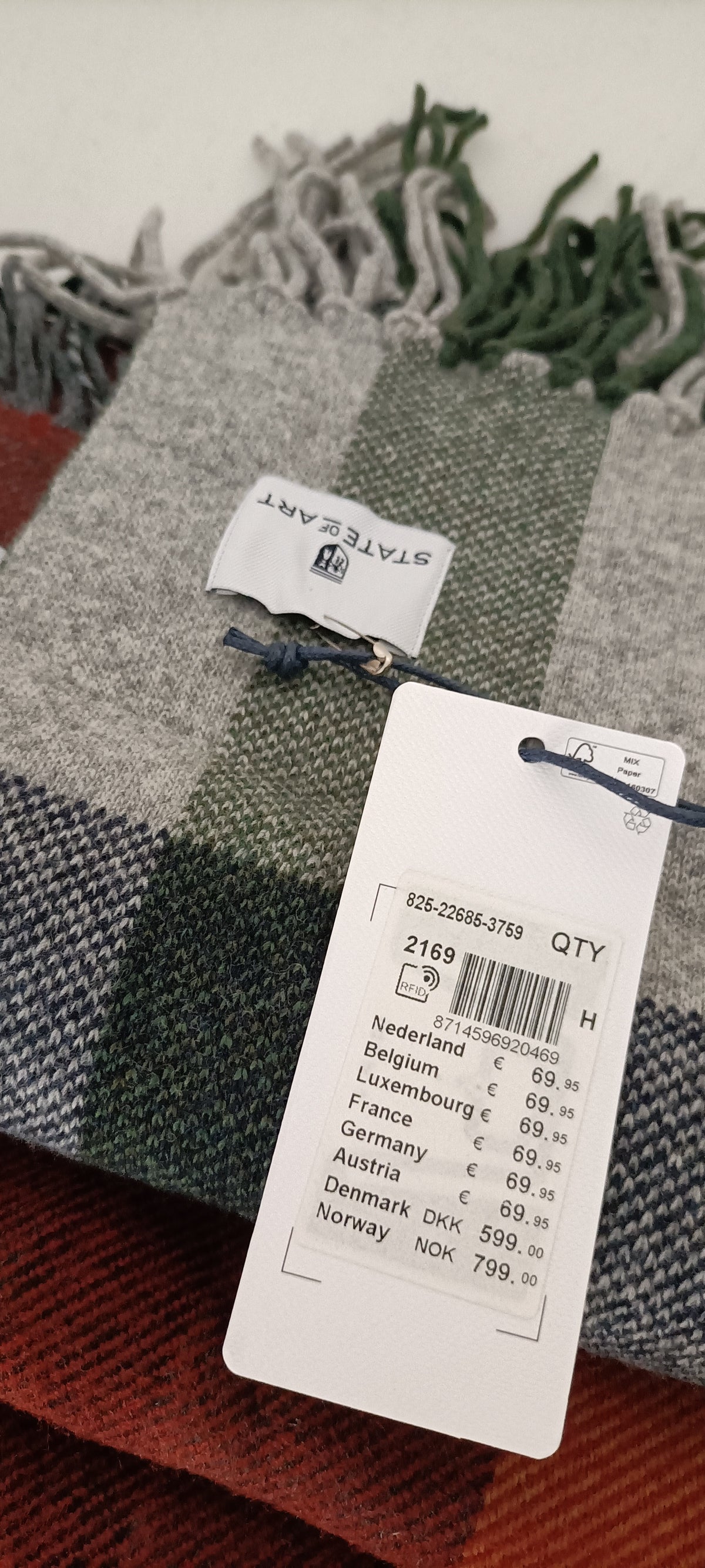 Lotto Stock G54 Sciarpe Moda Miste - 55 Pezzi a 2,60pz